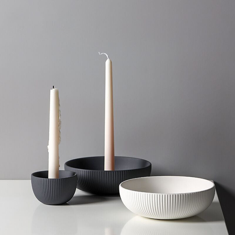 Ceramic Elegance Candle Holder