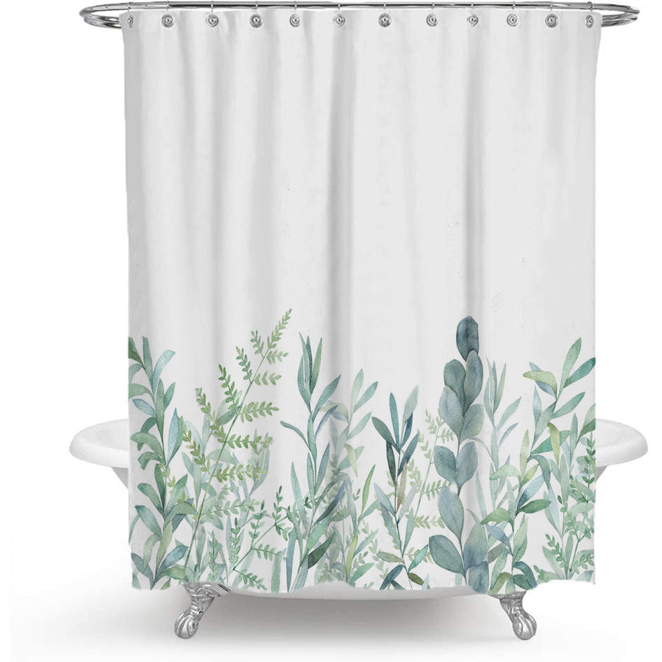 Botanical Bliss: Nature-Inspired Shower Curtain