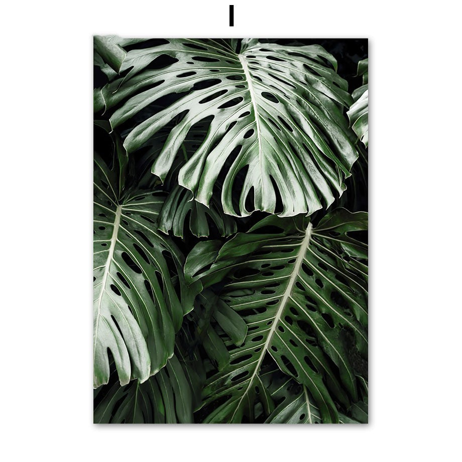 Wildwood Whispers: Jungle and Trees Canvas Wall Art