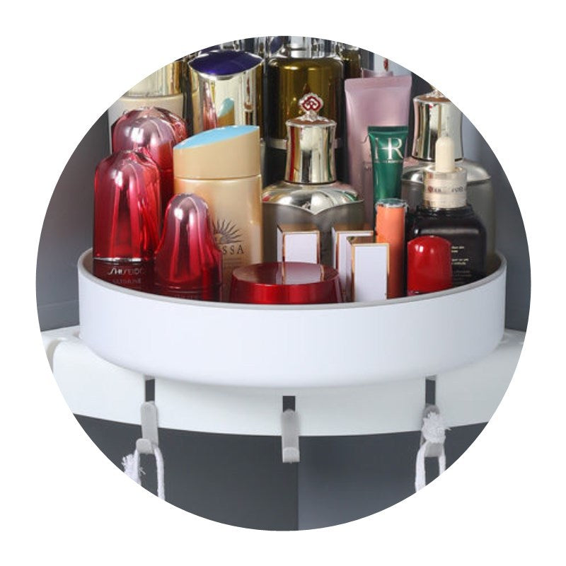 Spin Style: Rotating Cosmetic Storage