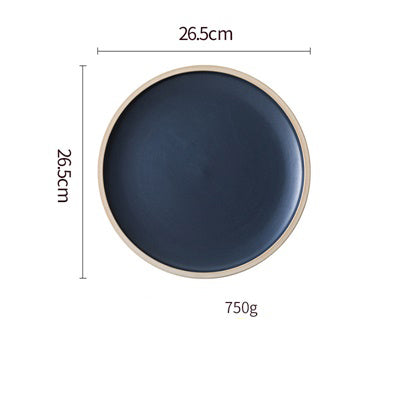 Pure Color Matte Ceramic Plate