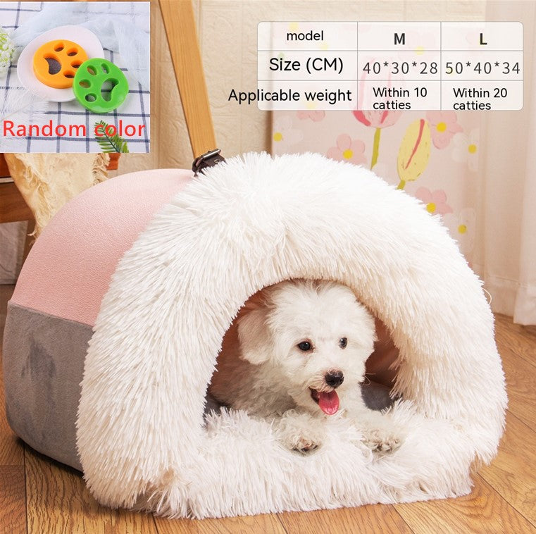 Cozy Haven Plush Pet Bed