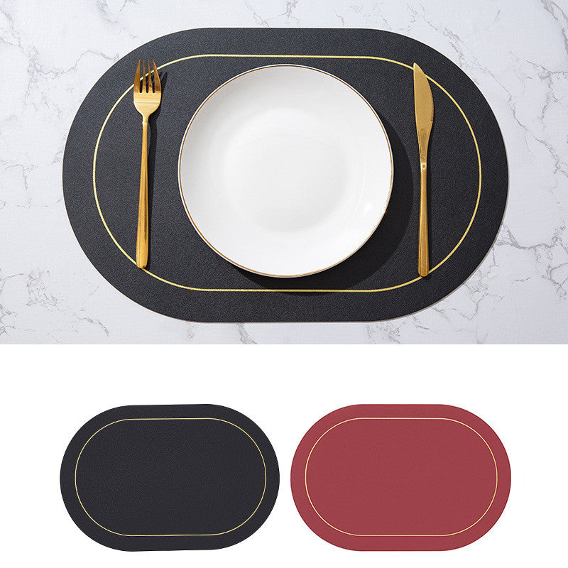 Vibrant Leather Dining Placemat