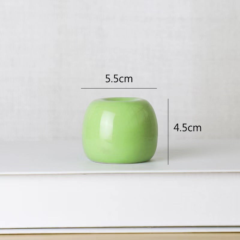 Chroma Glow: Contemporary Candle Holder