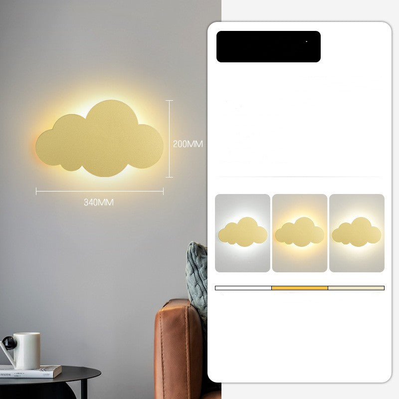 Cloudy Dreams: Cloud-Shaped Wall Lamp