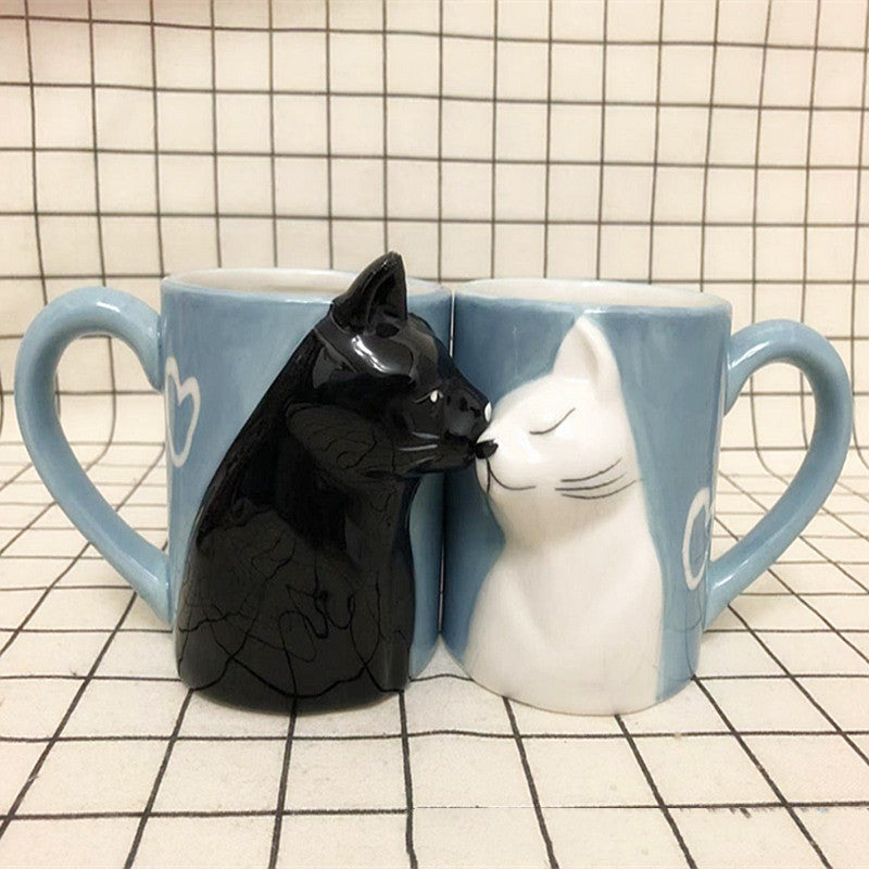 Cute Cats Kissing Mug