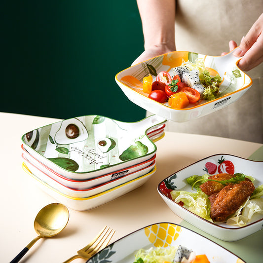 Fruitful Bounty: Serving Plates Set