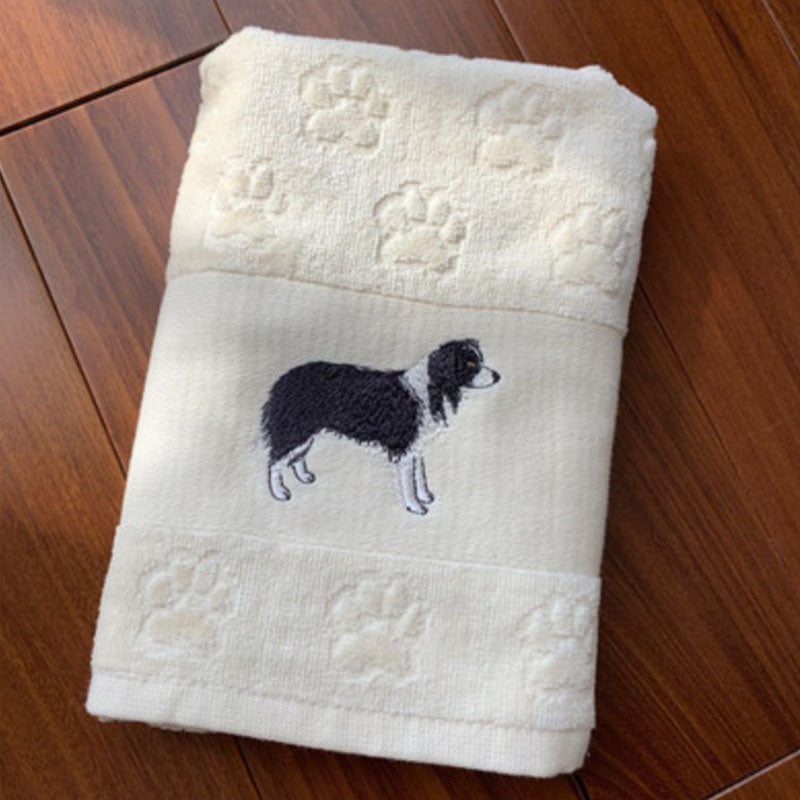 Pawsome: Dog Embroidered Towels