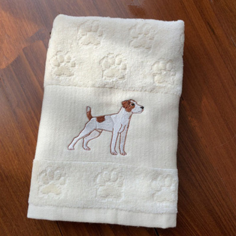 Pawsome: Dog Embroidered Towels