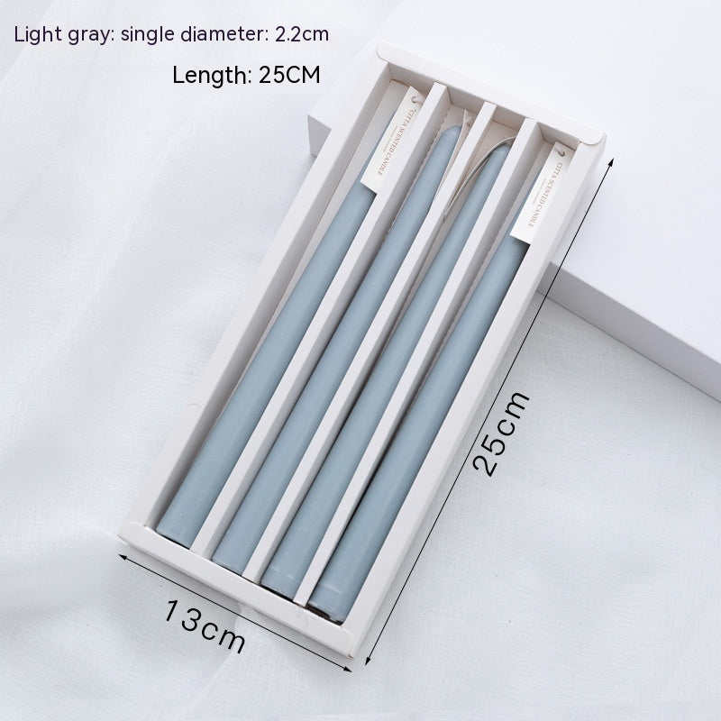 Chromatic Illumination: Colorful Candlesticks