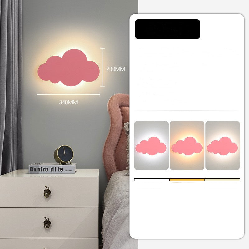 Cloudy Dreams: Cloud-Shaped Wall Lamp