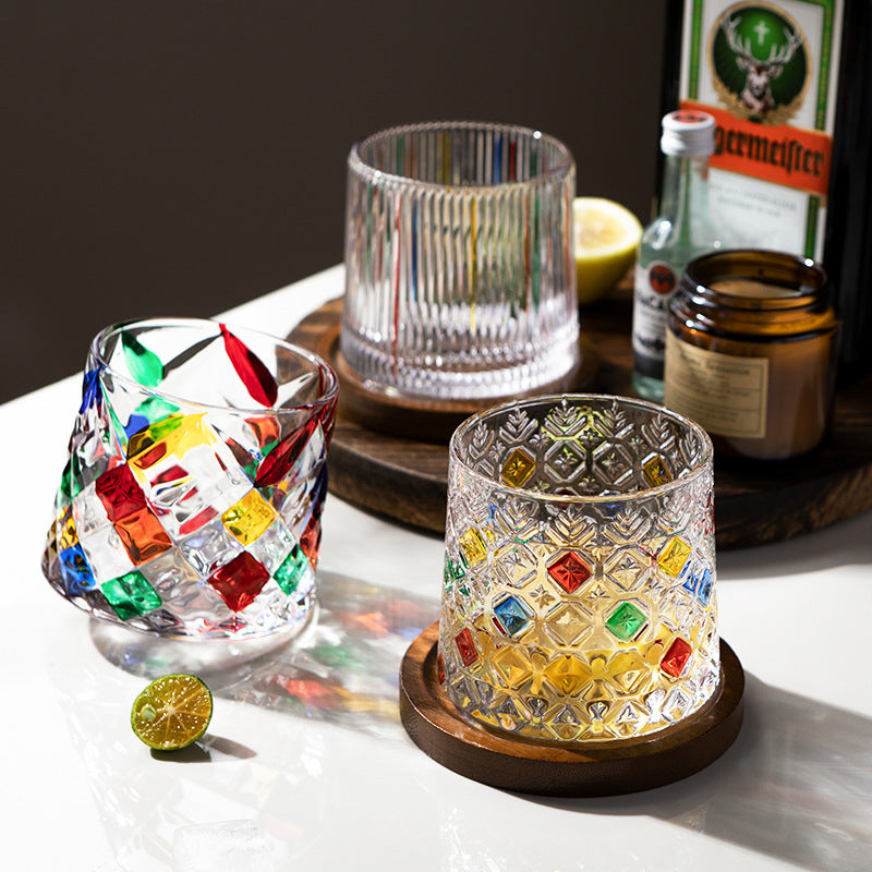 Artisanal Stroke Glass Tumblers