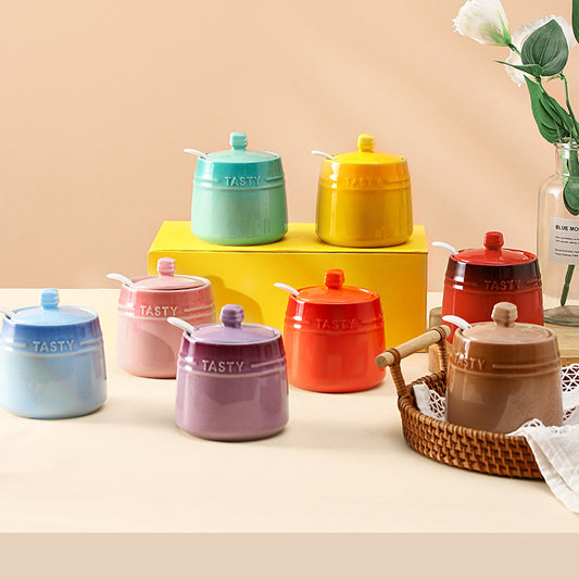 Colour Splash: Gradient Ceramic Seasoning Jar