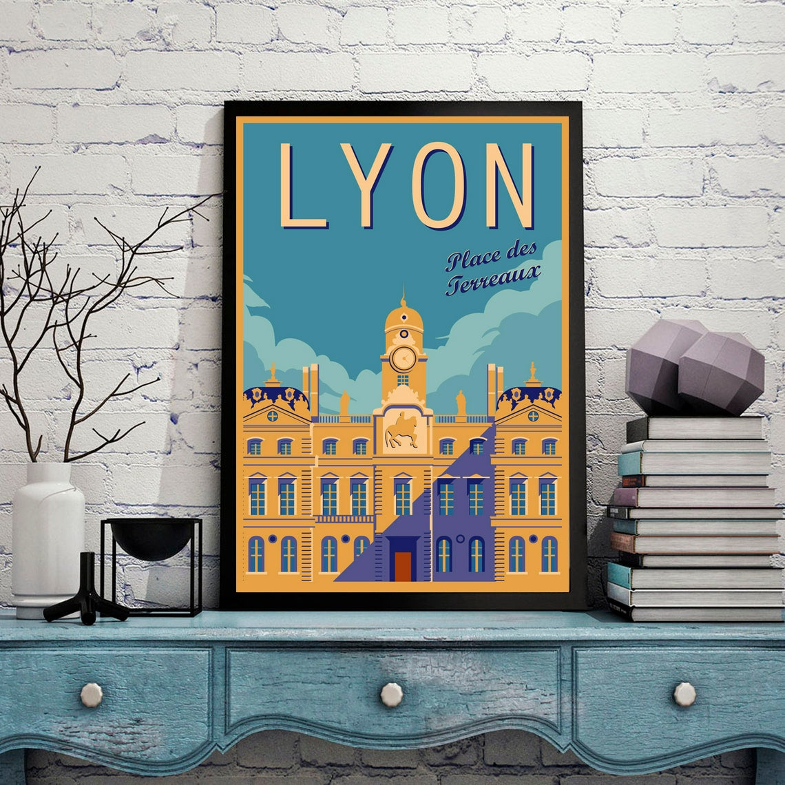 Lyon Artistry: Vintage Tours of France Wall Poster