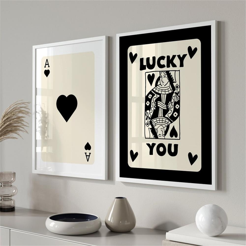 Feeling Lucky: Playing Card Wall Art