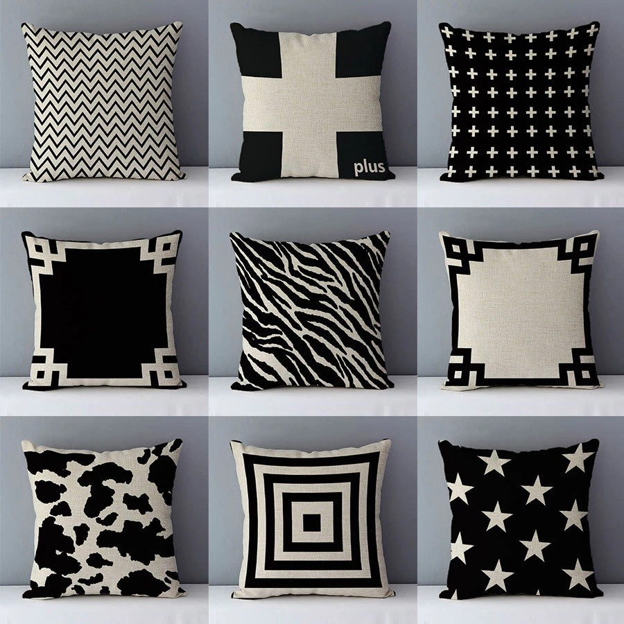 Geo Chic: Geometric Abstract Pillow Case Collection