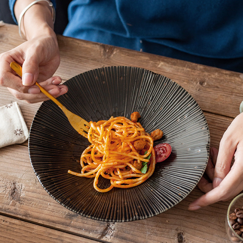 Harmony Haven: Japanese Style Retro Round Dish