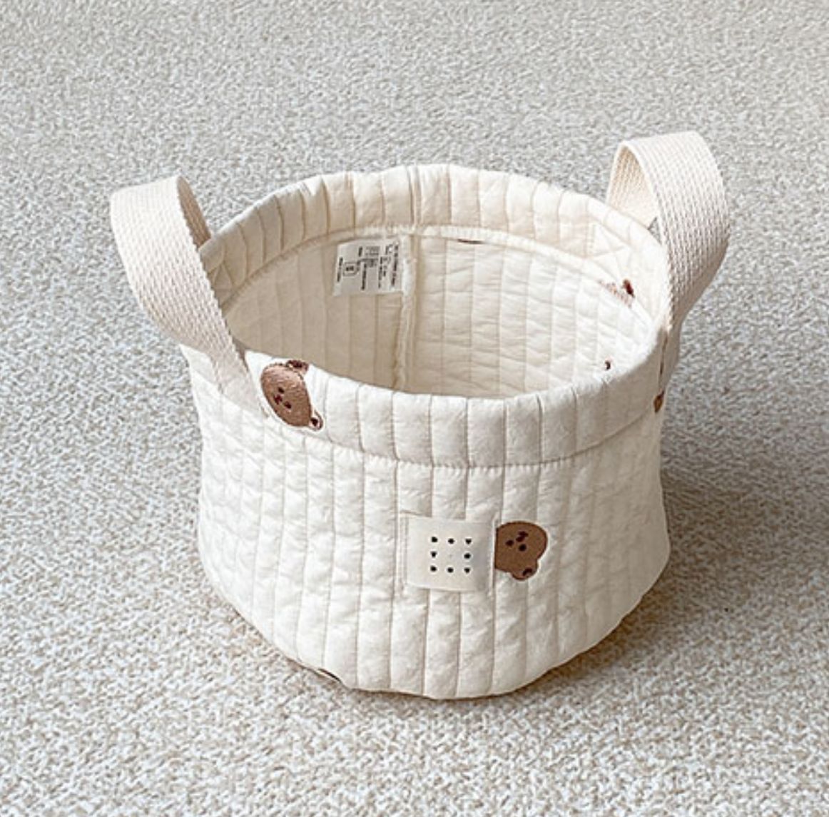 Cotton Cubbies Bear Toy Storage Bag