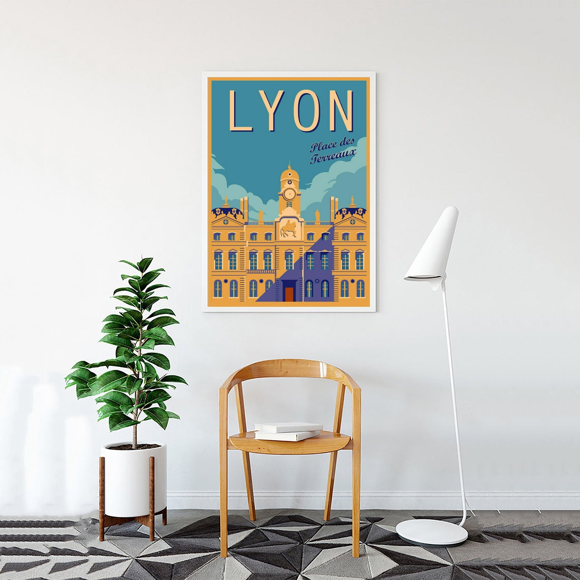 Lyon Artistry: Vintage Tours of France Wall Poster