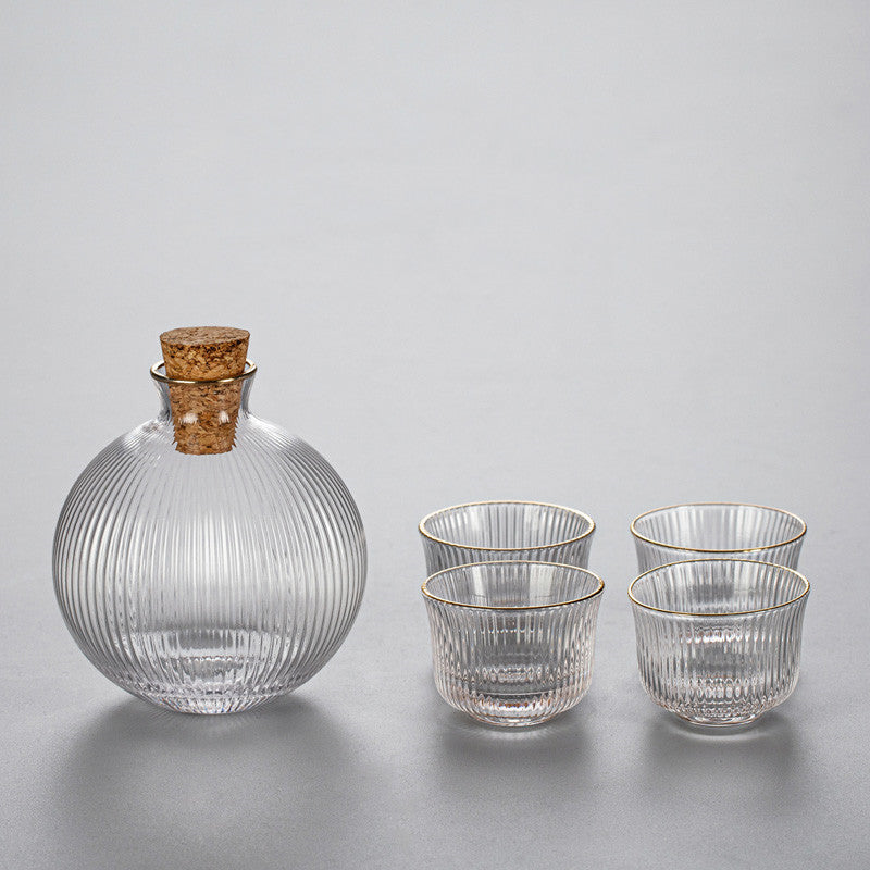 Glass Sake Wine Set