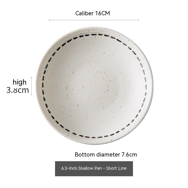 Dot Fusion: Black & White Dotty Plates