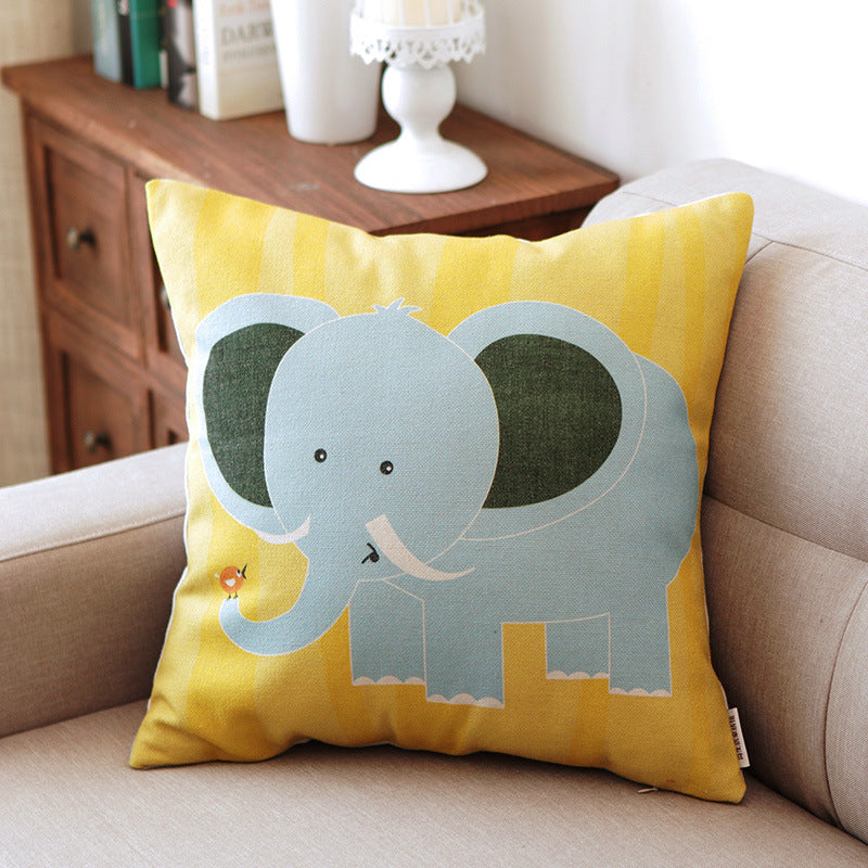 Whimsy Haven: Cute Cartoon Cushion Cases for Children's Room