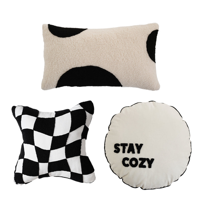 Chic Checkered: Monochrome Checkerboard Pillowcase