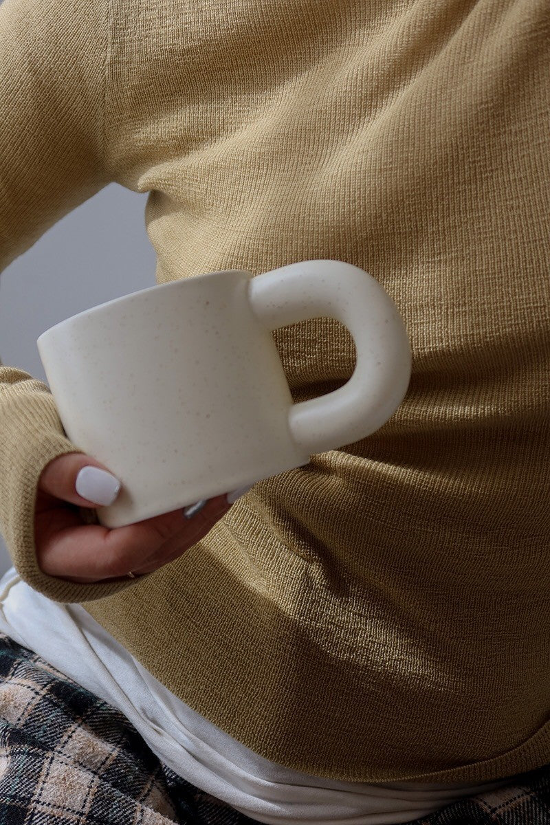 Vibrant Impressions: Coloured Patterned Thick Mugs