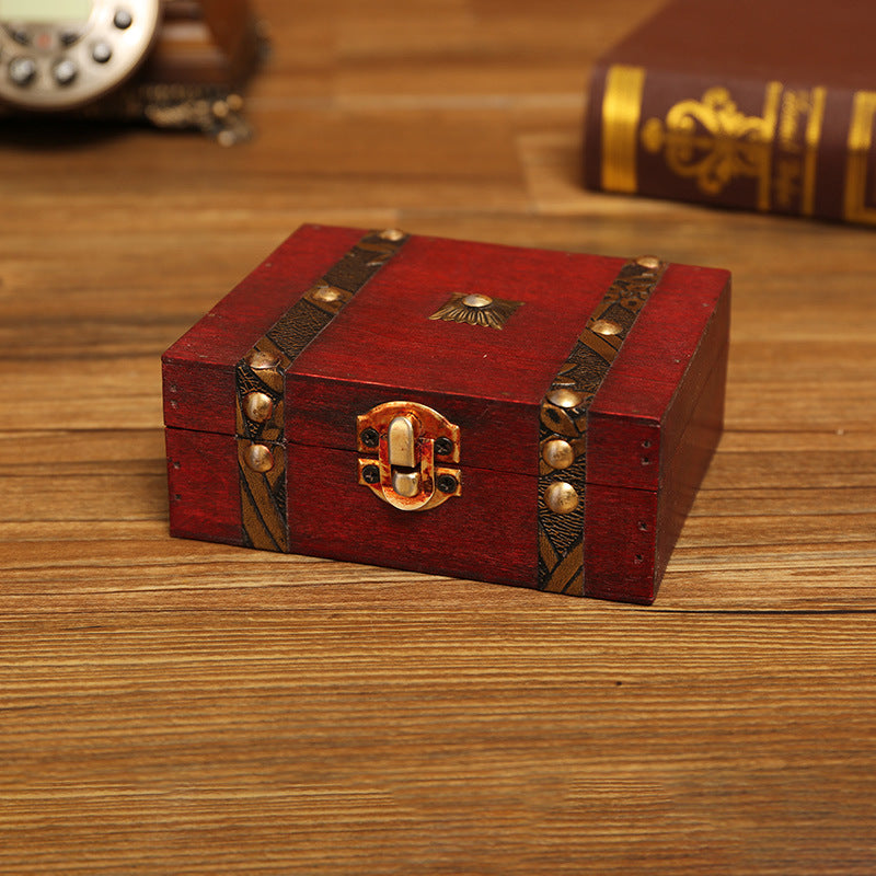 Retro Wooden Storage Box