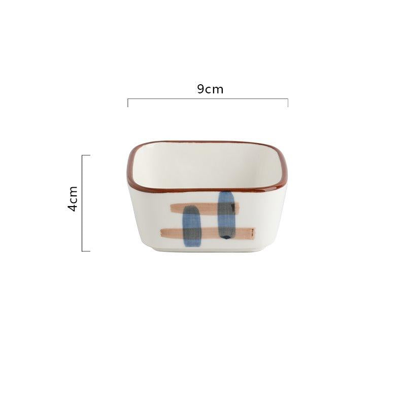 Ceramic Snack Plate Dipping Sauce Dish