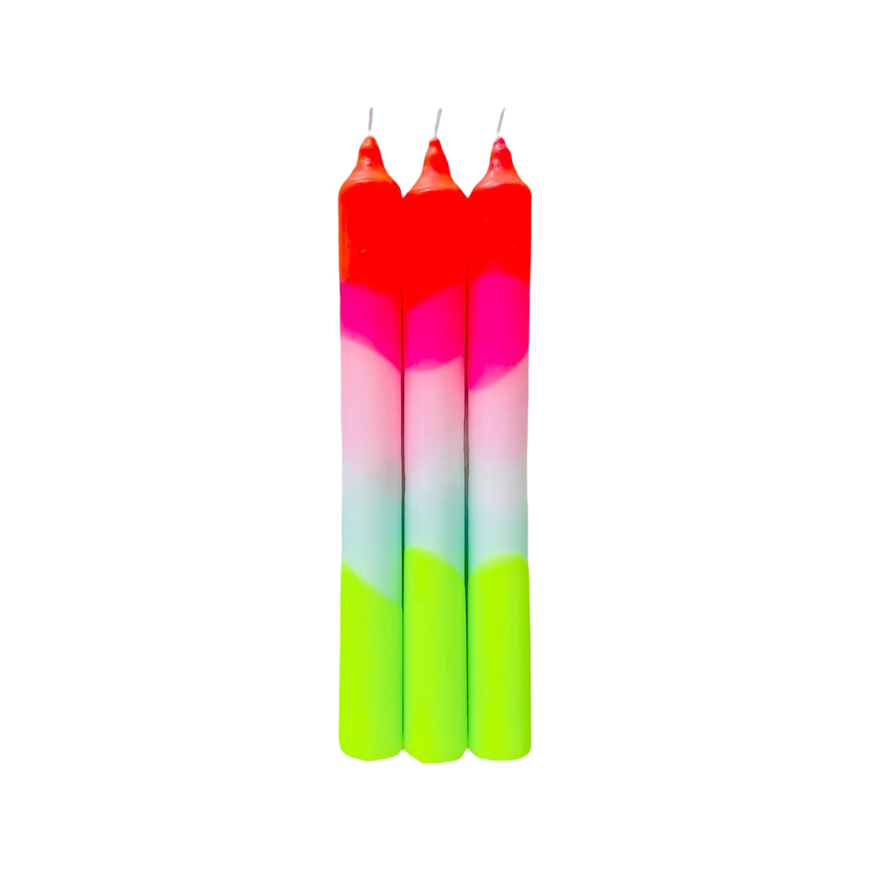 Spiral Glow: Artisanal Neon Wax Spiral Candles