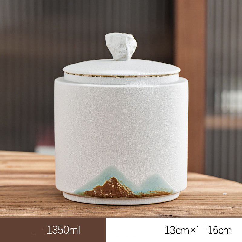 Earthen Brew: Clay Tea Storage Jar