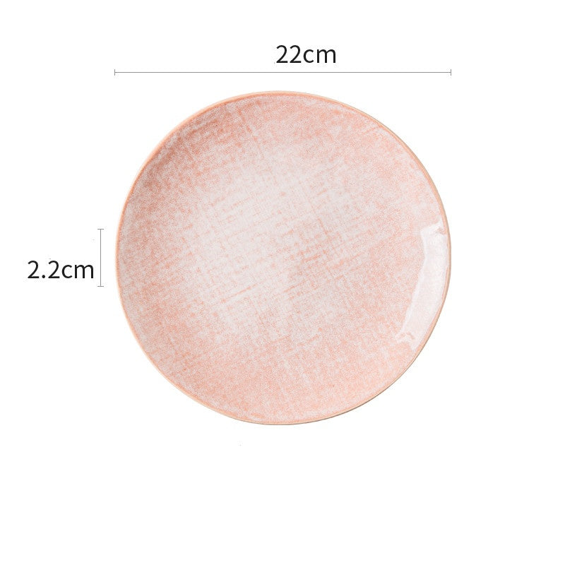 Sakura Blush: Japanese Textured Plates