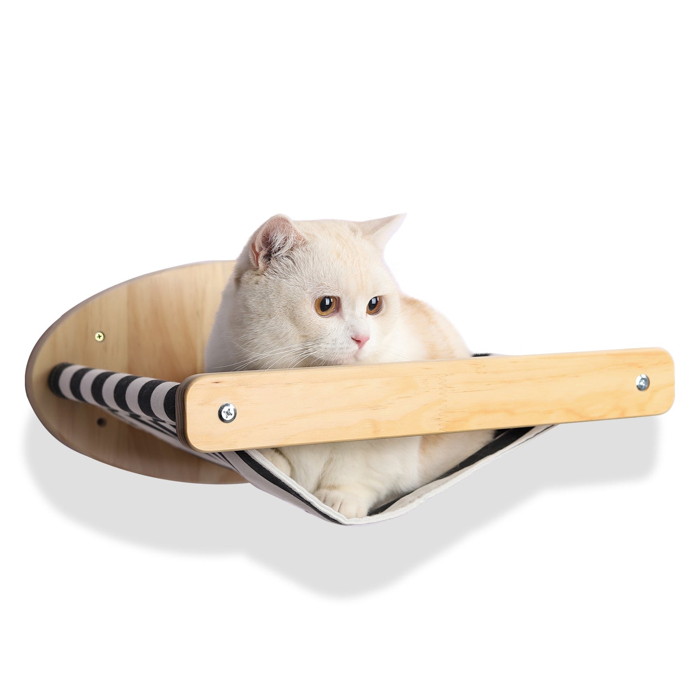 Stripey Paws Wall-Mounted Cat Hammock