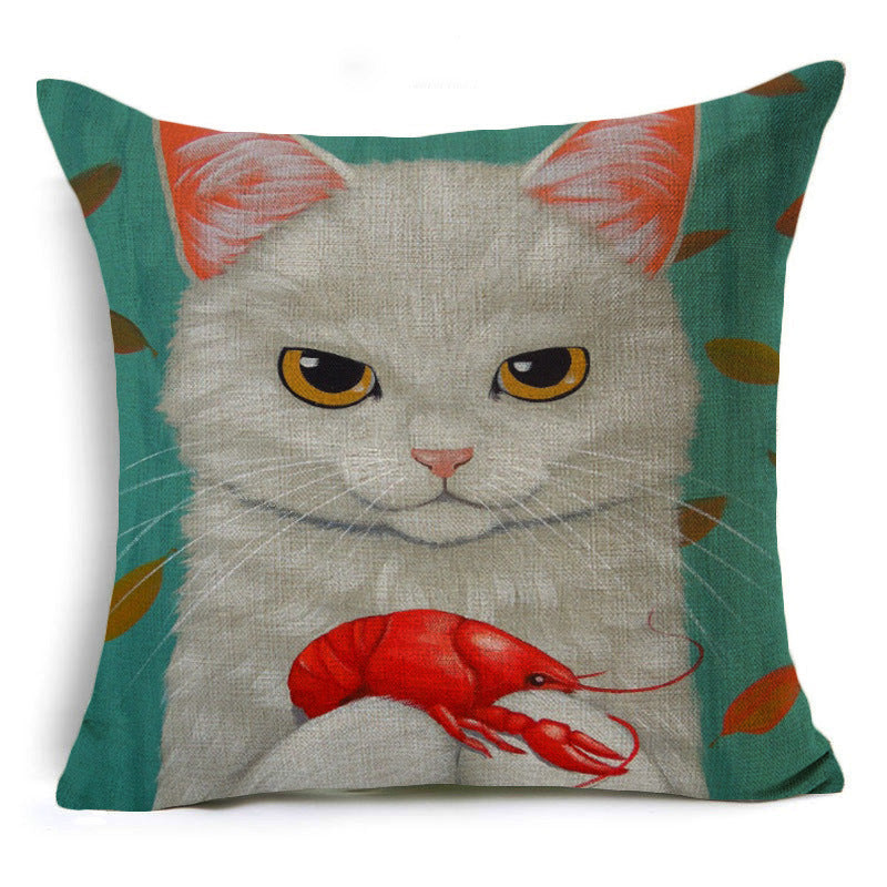 Funny Cat Cushion Cases