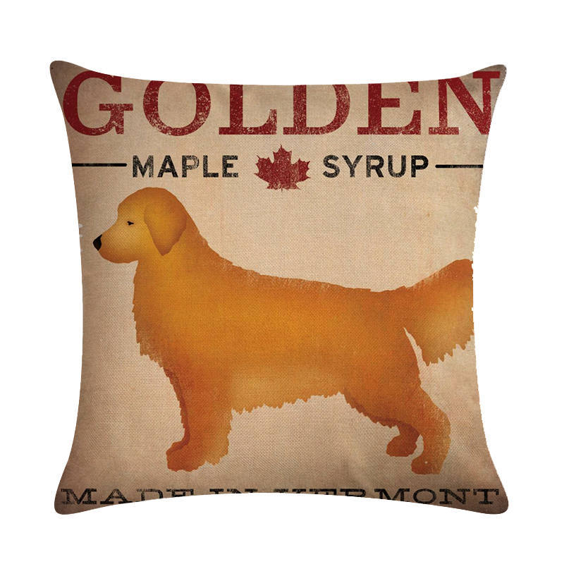 Vintage Paws: Dog-Themed Cushion Covers