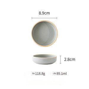 Pure Color Matte Ceramic Plate